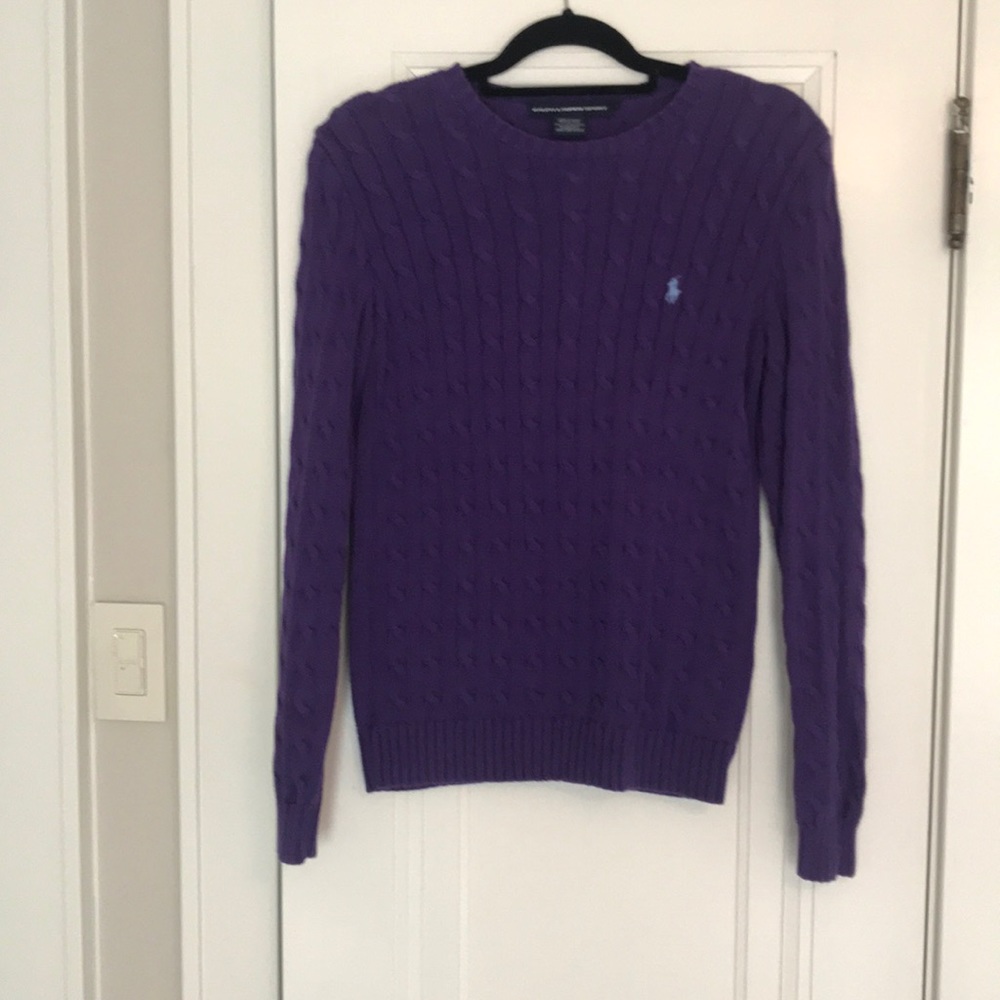 Ralph Lauren class crewneck cable sweater